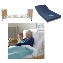 Invacare Etude Electric Hospital Bed & Solace Prevention Mattress Bundle (Includes ETUDE-HC + SPS1080)